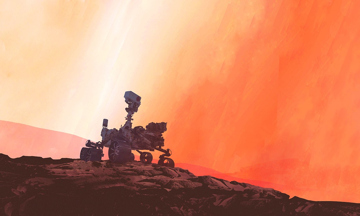 Cum ajută rulmenții SKF roverul Perseverence să colecteze probe de rocă de pe Marte